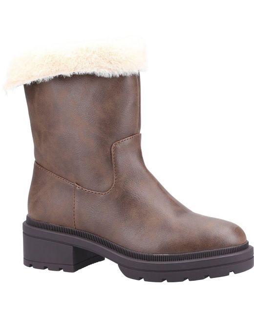 Rocket Dog Brown Idea Synthetic Boots
