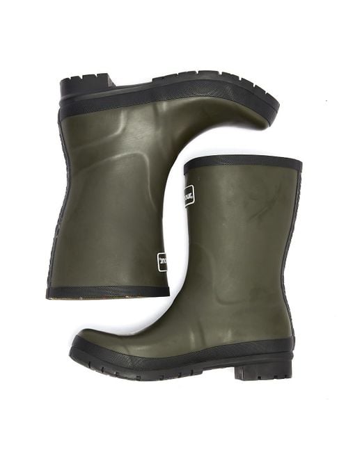 barbour wellies olive