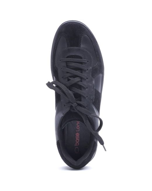 Base London Blue Tommo Leather Trainers for men