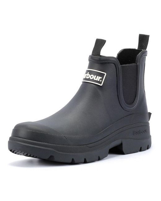 Barbour Black Nimbus Ankle Wellington Boots