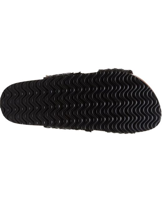 Rocket Dog Black Aruba Raffia Textile Sandals
