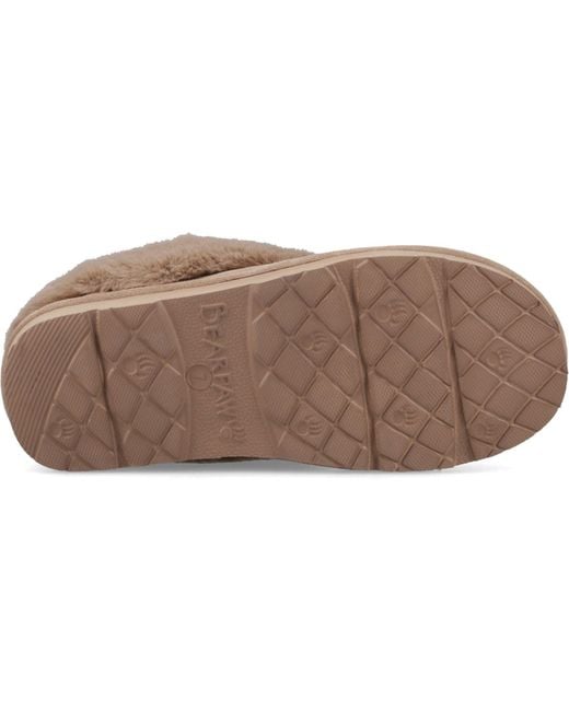 BEARPAW Brown Bella Suede Birch Slippers