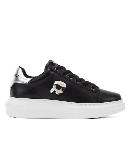 Karl Lagerfeld Black Kapri Karl Ikonic Trainers