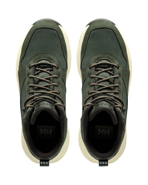 Helly Hansen Sport Green Corru Leather Dark Utility/Beluga Boots for men
