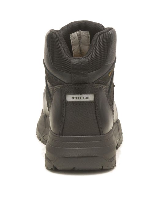 CAT Safety Gray Caterpillar Pneumatic 2.0 Leather Safety Boots