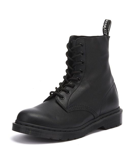 dr martens black 1460 pascal mono boots