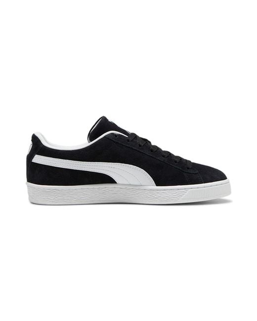 PUMA Black Classic Suede Trainers
