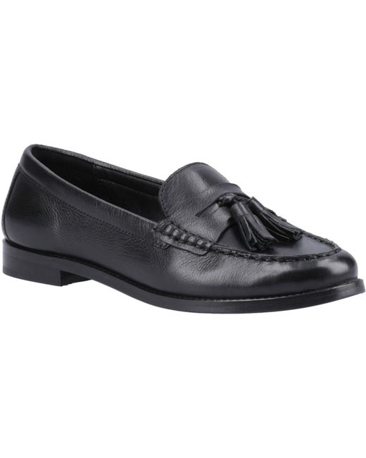 Hush Puppies Black Connie Leather Loafers