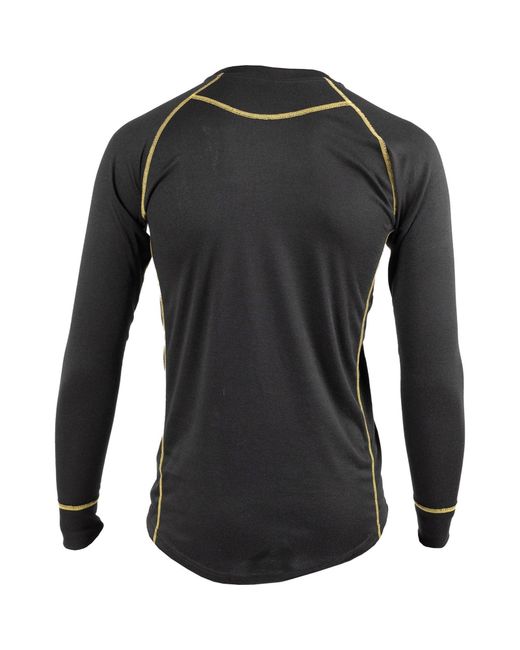 Caterpillar Black Thermo Synthetic Base Layer Shirt for men