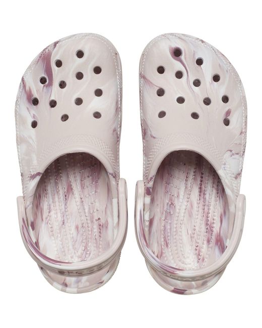 Sabots classiques à imprimé quartz CROCSTM en coloris Pink
