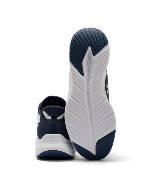 Skechers White Slip-Ins Contour Foam Cozy Fit Trainers