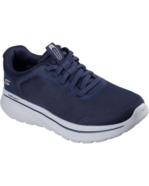 Go Walk Arch Fit N-Joy Cullman Scarpe Da Ginnastica di Skechers in Blue