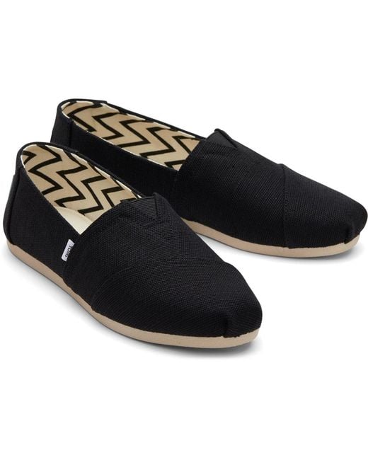 TOMS Blue Alpargata Classic Cotton Espadrilles