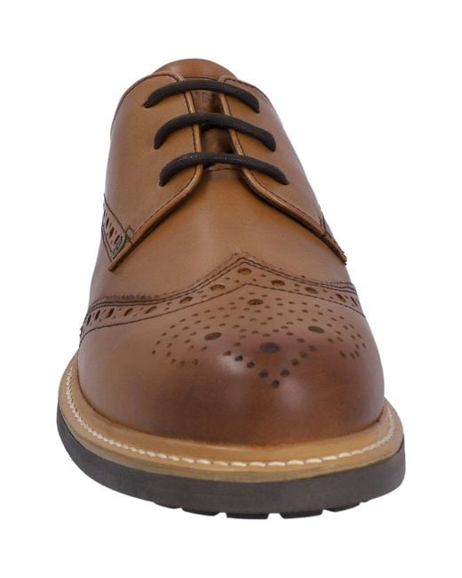 Hunter Brown Cawdor Brogue Gibson Shoes for men