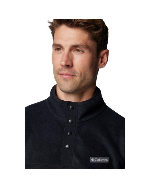 Columbia Blue Steens Mountain Half Snap Ii Fleece Jacket for men