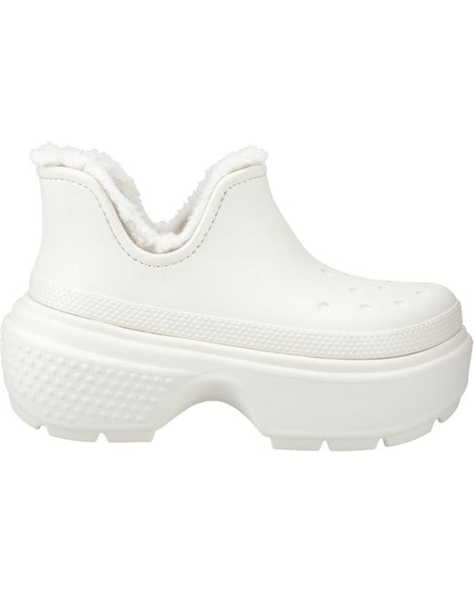 Stomp Shorty Bottes En Lin Thermoplastique CROCSTM en coloris White