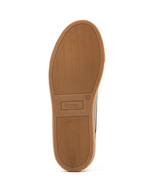 Base London Brown Clapton Leather Burnt Brogues Shoes for men
