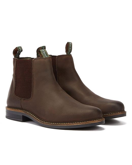 Barbour Brown Farsley Mocha Boots for men