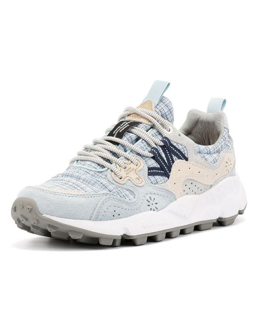 Flower Mountain Blue Yamano 3 Turnschuhe