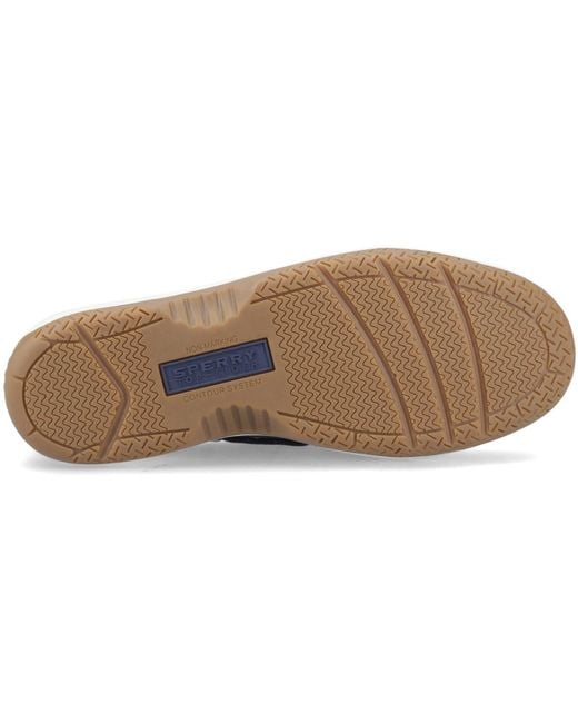 Sperry Top-Sider Blue Billfish 3 Eye Leather Boat Shoes