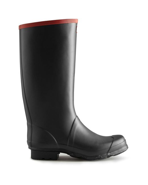 Argyll Full Knee Bottes En Caoutchouc Wellington Hunter en coloris Black
