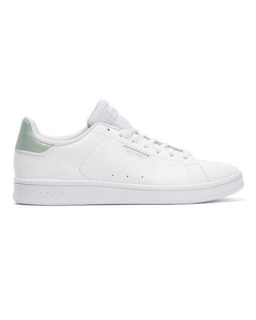Adidas White Urban Court Trainers