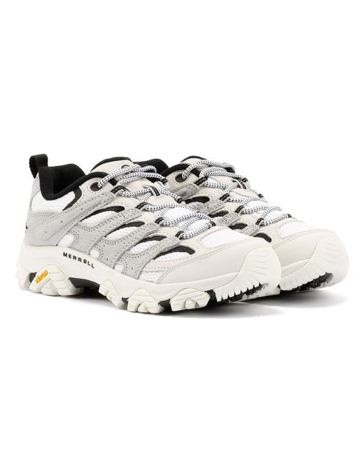 Merrell White Moab 3 Trainers
