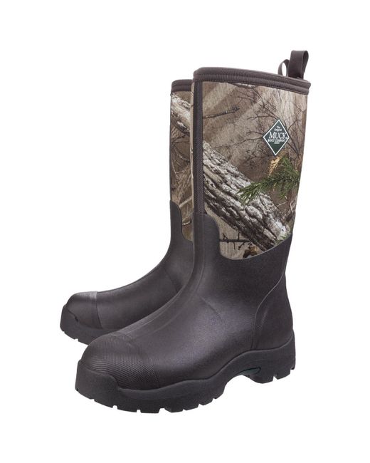 Muck Boot Green Derwent Ii Rubber/Bark Wellington Boots