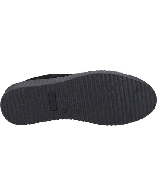 Hush Puppies Black Tamsin Suede Trainers