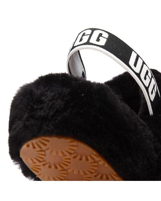 black slingback slippers