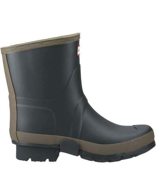 Hunter Green Mfs9002Rma-Doc Gardener Short Wellington Boots for men
