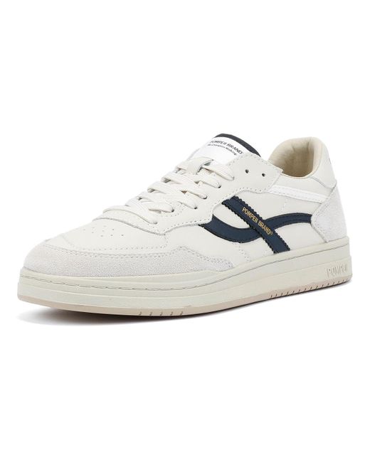 Pompeii3 Elan Leder Sneakers in White für Herren
