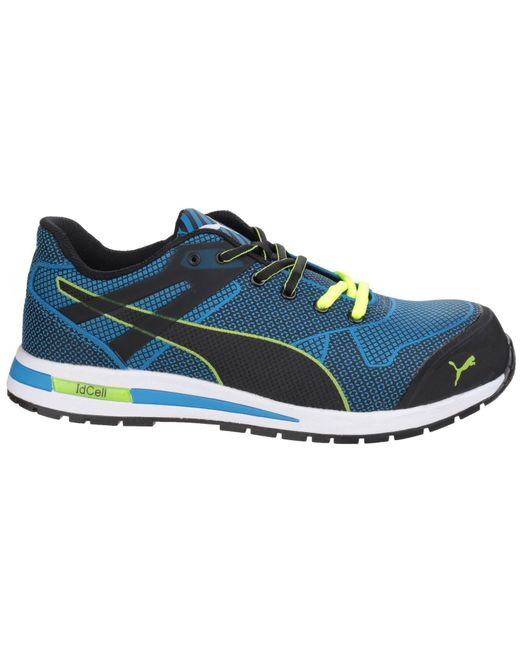 PUMA Blue Blaze Knit Low Textile Safety Sneakers for men