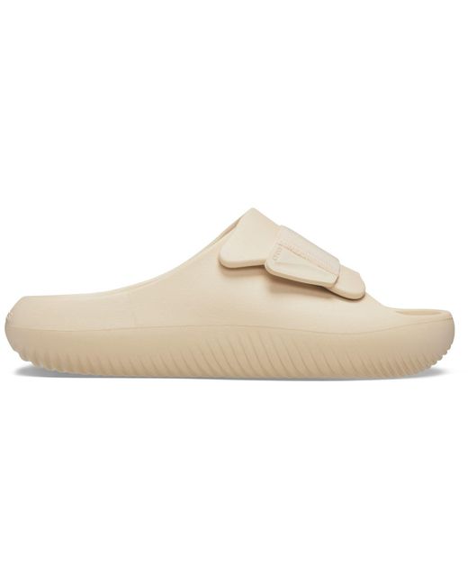 CROCSTM Natural Mellow Luxe Slide Synthetic Shitake Slides