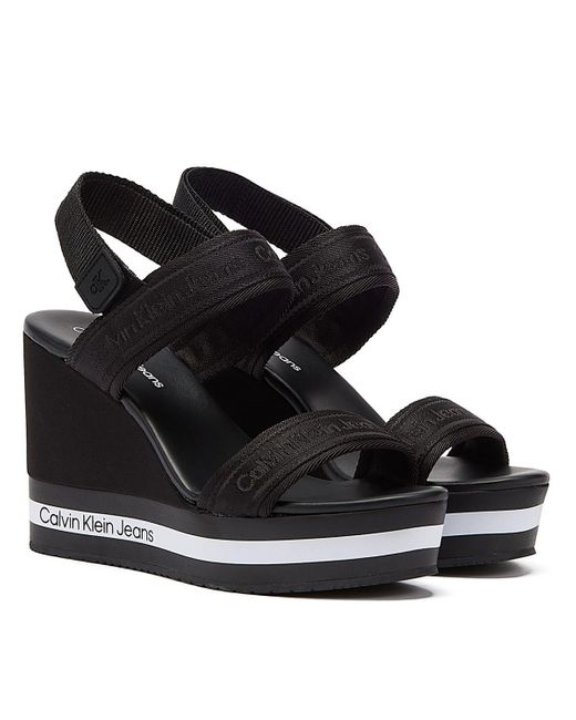 calvin klein wedge sling