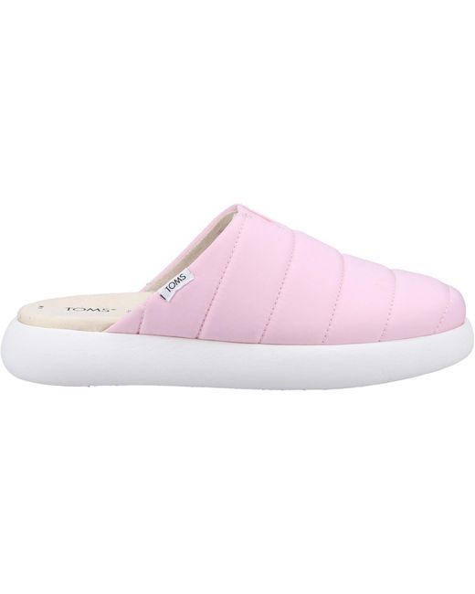 TOMS Purple Alpargata Mallow Nylon Mules