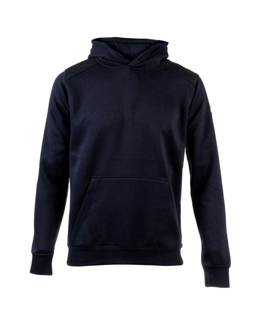 Caterpillar Blue Essentials Synthetic Hooded Sweatshirt for men