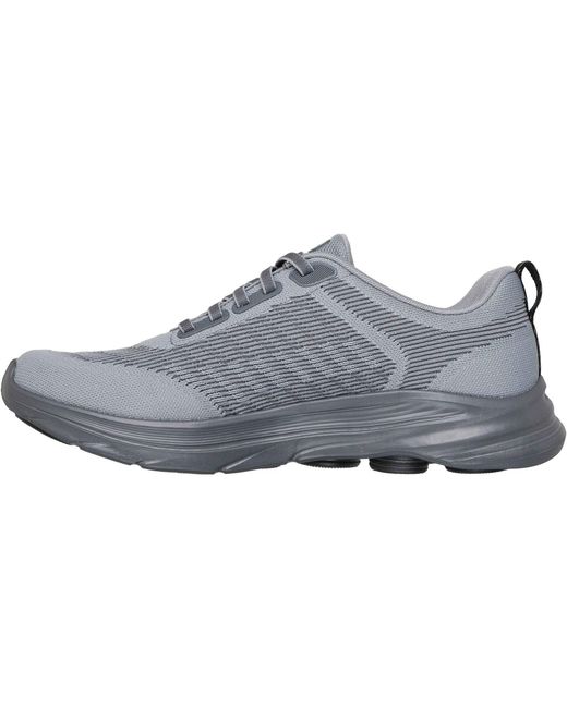 Skechers Gray Go Walk 8 Day Textile Standard Trainers for men
