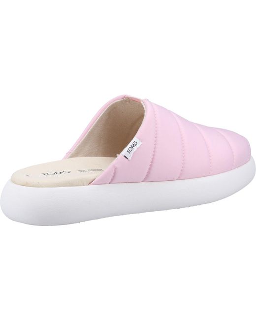 TOMS Purple Alpargata Mallow Nylon Mules