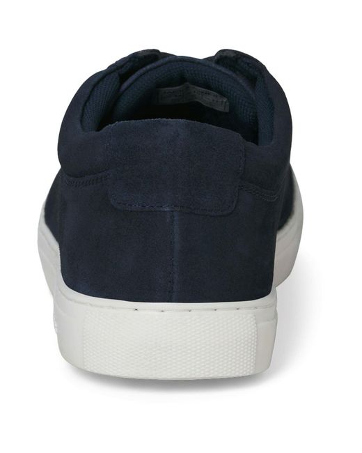 Jack & Jones Blue Galaxy Suede Suede Blazer Trainers for men