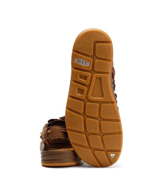 Keen Brown Uneek Dark Sandals for men