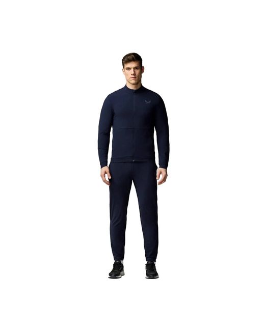 Castore Blue Tech Training Track Jackets for men