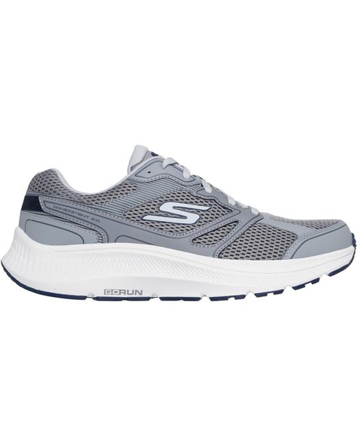 Skechers Gray Go Run Consistent 2.0 Mapleton Leather Trainers for men