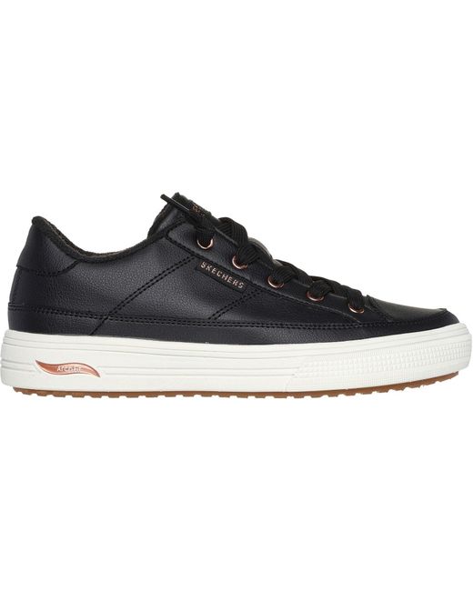 Skechers Blue Arch Fit Arcade On My Way 177189-Blk Lace Up Shoe