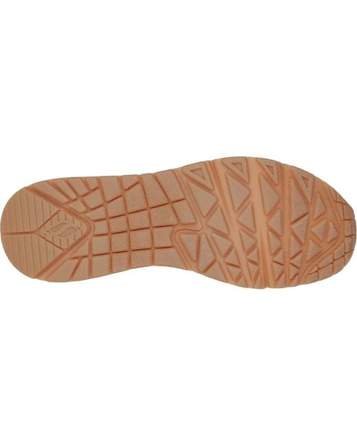 Skechers White Uno - Shimmer Away Synthetische -Sneaker