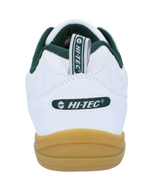 Hi-tec White Squash Trainer Textile/Leather Trainers