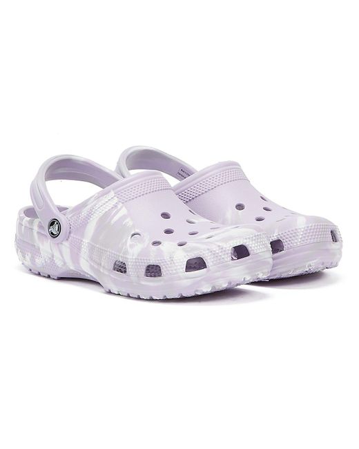 CROCSTM Purple Classic Marbled Lavender