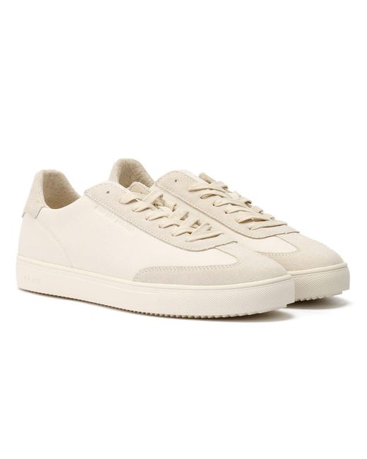 CLAE White Deane Leather Triple Off Trainers for men