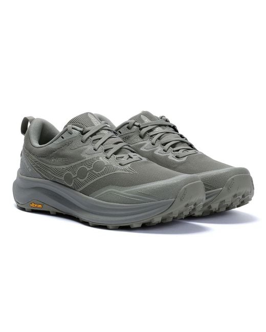 Saucony Gray Peregrine 16 Gtx Laurel/Sage Trainers for men