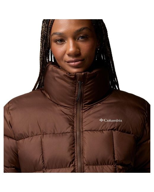 Columbia Brown Puffect Iii Cropped Jacket Puffer Jackets